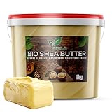 Sheabutter unraffiniert BIO Eimer Premium - 1000g handgeknetet vegan TOP...