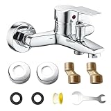 Mischbatterie Badewanne Kit, Badewannenarmatur, Heiß und Kalt Wasserhahn...