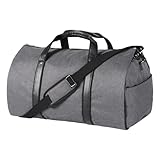 Syeeiex Cabrio Reise Kleidersack, 60' Unisex 2-in-1 Kleidertasche...