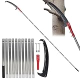 Astsäge Teleskopsäge Astschere, Gartensäge Schere Baumsäge mit...