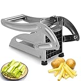 Pommesschneider Schneider mit 2 Schneideeinsätzen Pommes Frites...