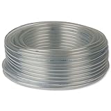 Teichpoint 25 m PVC Luftschlauch 4mm innen, 6mm aussen, glasklar...