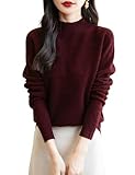 Chanyarn 100% Merinowolle Pullover Damen Winter Stehkragen First-Line Ready...