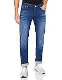 Herren Jack & Jones Jeans Tim Straight Legs Slim Fit Flat Front Tim...