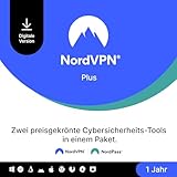 NordVPN Plus – 1 Jahr – VPN & Cybersicherheits-Softwarepaket –...