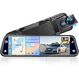 Alpinetech 9,66 Zoll 2,5K Rückfahrkamera Spiegel mit Wireless CarPlay...