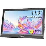 Lrtzcbi Portable Monitor 11,6 Zoll, Kleiner Monitor HD 1366x768p LED...