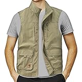 Herren-Oberbekleidung, Reiseweste, mehrere Taschen, leichte ärmellose...