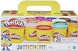 Play-Doh A7924EUC Super Farbenset (20er Pack), Knete für fantasievolles...