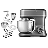 MEDION Küchenmaschine (Mixer, Fleischwolf, 3 in 1, 5 Liter...