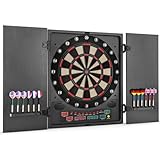 OneConcept - Dartmaster 180 Dartautomat, Dartscheibe elektronisch, E-Darts,...