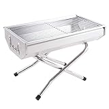 GTOULHH BBQ Grills Holzkohlegrill-Grill-Grill Tragbarer...