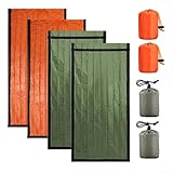 Thermosack, 4 Stück, leichte und wasserdichte Schlafsäcke für Camping,...