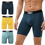 OEIOEI Bambus Boxershorts Herren Lange Unterhosen Männer Sportunterwäsche...