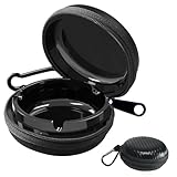 Taschenaschenbecher - Tragbarer Metall-Aschenbecher Mit Schlüsselring,...