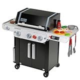 Theo Klein 9445 Weber Grill Genesis aus Holz, Inklusive Einsätze für...