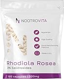 Rhodiola Rosea Hochdosiert 500mg - 180 Kapseln - Rosenwurz Wurzel Extrakt...