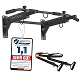 DH FitLife 4in1 Klimmzugstange Wand zur Wandmontage mit Spreizdübel,...