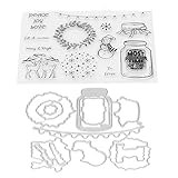 CHEOTIME Clear Stamp Christmas thematik transparent Stempel DIY Scrapbook...