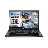 acer Nitro V 15 PC Gaming, Notebook Gaming i7-13620H, 64GB RAM DDR5, SSD...