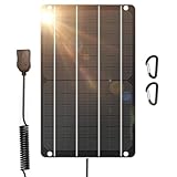FlexSolar Solar Ladegerät USB 6W 5V Hochleistungs-monokristallines Modul,...