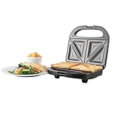 Progress EK5851P 2-Scheiben Sandwichtoaster – Elektrische Toastie Maker,...