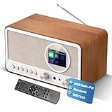 DAB Plus Radio mit Bluetooth,DAB+ / FM Radio mit Fernbedienung und...
