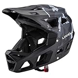 Lixada Integralhelm Mountainbike-Helm Erwachsene Downhill-Fahrradhelm Für...