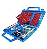 53 PCS Reifenreparaturset, Heavy Duty Reifen Reparaturset, 53-tragbares...