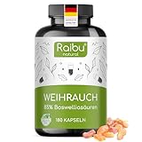 Weihrauch Kapseln Hochdosiert - 2200 mg Extrakt pro Tagesdosis - 85%...