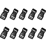 leersao Steckschnallen, 10 Stück Plastik Steckschnallen, 25 mm...