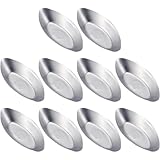 AMOYER 10 Stück Ovale Eierkuchenformen Aus Aluminium Für Muffin- Und...