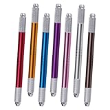 JOINPAYA 7 Stück Microblading Tattoo Stift Rutschfester Manueller...