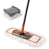 CLEANHOME Nass- & Trockenmopps für den Haushalt，Bodenwischer Set mit 2...