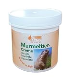 MURMELTIER CREME 250ml mit Latschenkiefernöl, Murmeltieröl Kampfer...