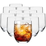 KONZEPT Tumbler Gläser Set 12-teilig (300 ml) – kristallklar &...