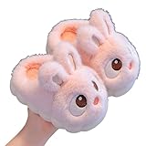 Generisch Hausschuhe Kinder Mädchen Hase Niedlich Gefüttert Winter Warm...