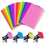 16 Blatt 8 Farben Fensterfolie Bunt, Korrektur Scheinwerfer Folie...