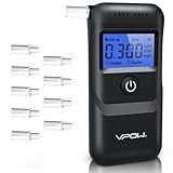 VPOW Alkoholtester, Professioneller Alkoholtester mit digitaler Blauer...