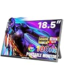 HGFRTEE Portable Monitor 18,5 Zoll, 1080P IPS Tragbarer Gaming Monitor,...