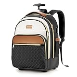 Arcoyard Kleiner Rollrucksack für Damen, leichter Reiserucksack mit...