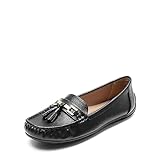 DREAM PAIRS Damen Loafer Bequeme Mokassins Slippers SCHWARZ 39 (EUR)...