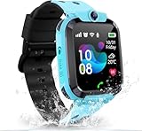 Puhiuyoi GPS-Smartwatch für Kinder, Jungen, Mädchen, SOS