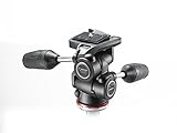 Manfrotto MH804-3W, MK II 3-Way-Kopf aus Adapto, mit ausziehbaren Hebeln,...