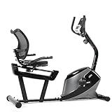 ISE Liegeergometer Heimtrainer für Zuhause mit Magnetbremse, Ergometer...