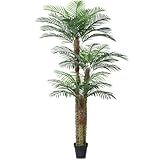 SOGUYI 240cm Outdoor Künstliche Palme - UV-beständige Große Falsche...