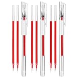 AUTSUPPL 4 Stück Augenbrauen Mapping Stifte Rot mit 8 Austauschbaren Minen...