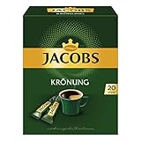 Jacobs löslicher Kaffee Krönung, 20 Instant Kaffee Sticks, 36 g