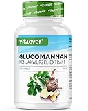 Glucomannan aus der Konjak Wurzel - 240 Kapseln - Hochdosiert mit 4200 mg...