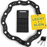 KOHLBURG 420g leichtes Fahrradschloss mit Halterung für lange Touren -...